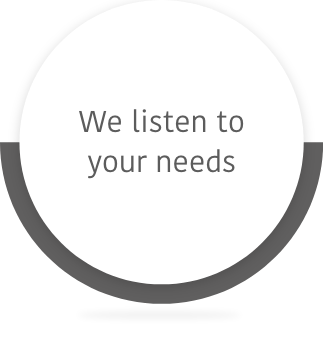 we listen to your needs